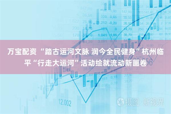 万宝配资 “踏古运河文脉 润今全民健身”杭州临平“行走大运河”活动绘就流动新画卷